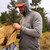 Avro Synthetic Hoody in Muskeg ? product view on white background