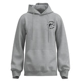 Stone Glacier SG Crest Hoodie in Athletic Heather, front view