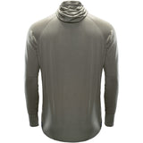 Chinook Merino Hoody  in Tarmac – product back view on white background