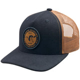 Stone Glacier SG King Ram Patch Trucker Hat in Teak, front view